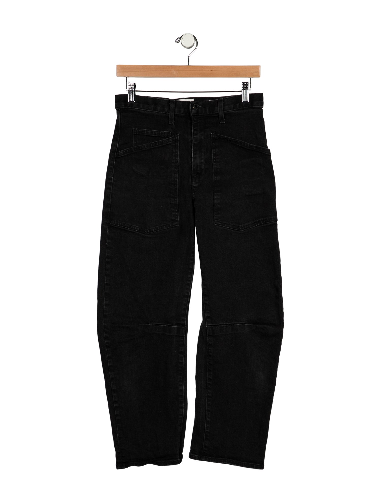 Nili Lotan Mid-Rise Straight Leg Jeans