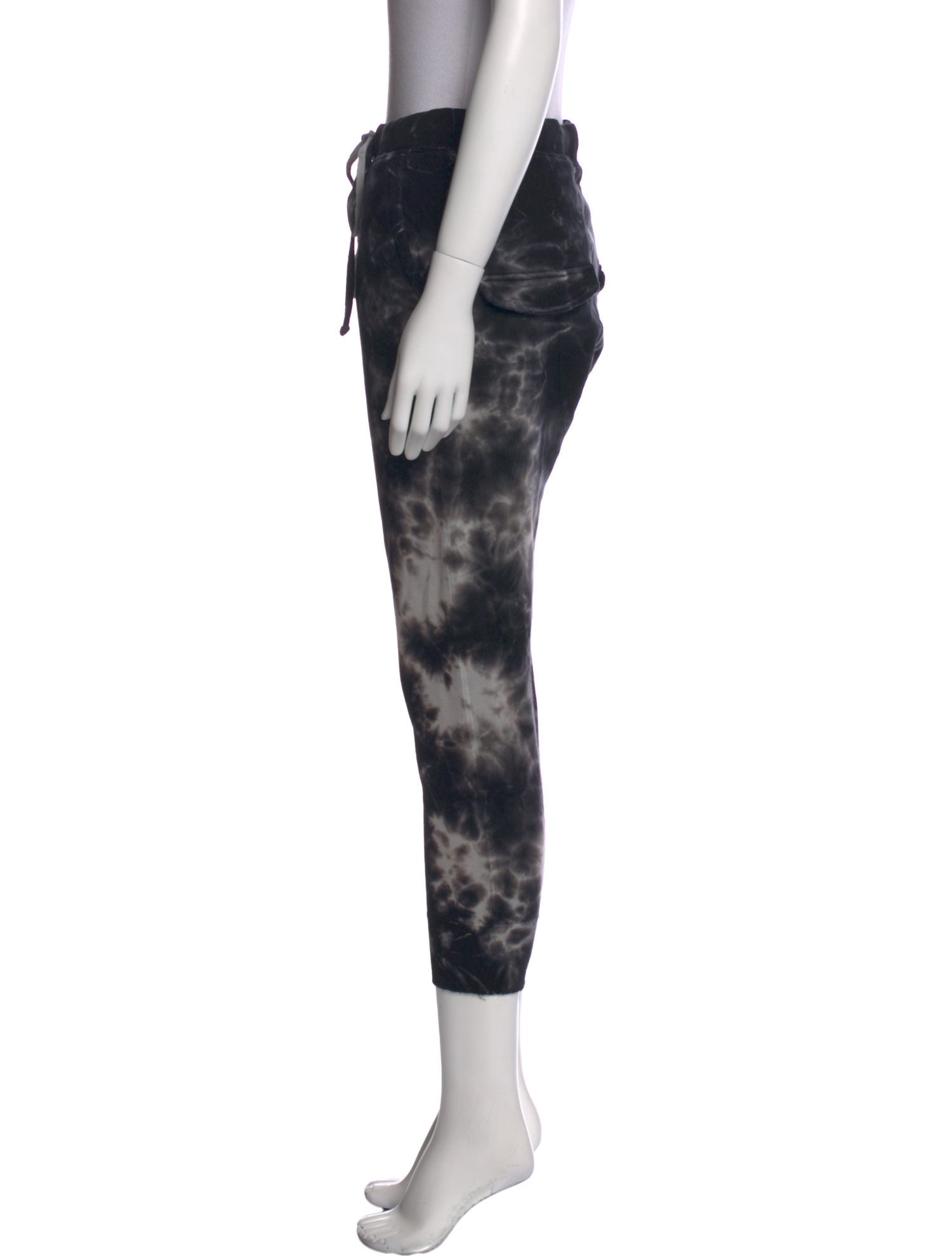 Nili Lotan Tie-Dye Print Wide Leg Pants