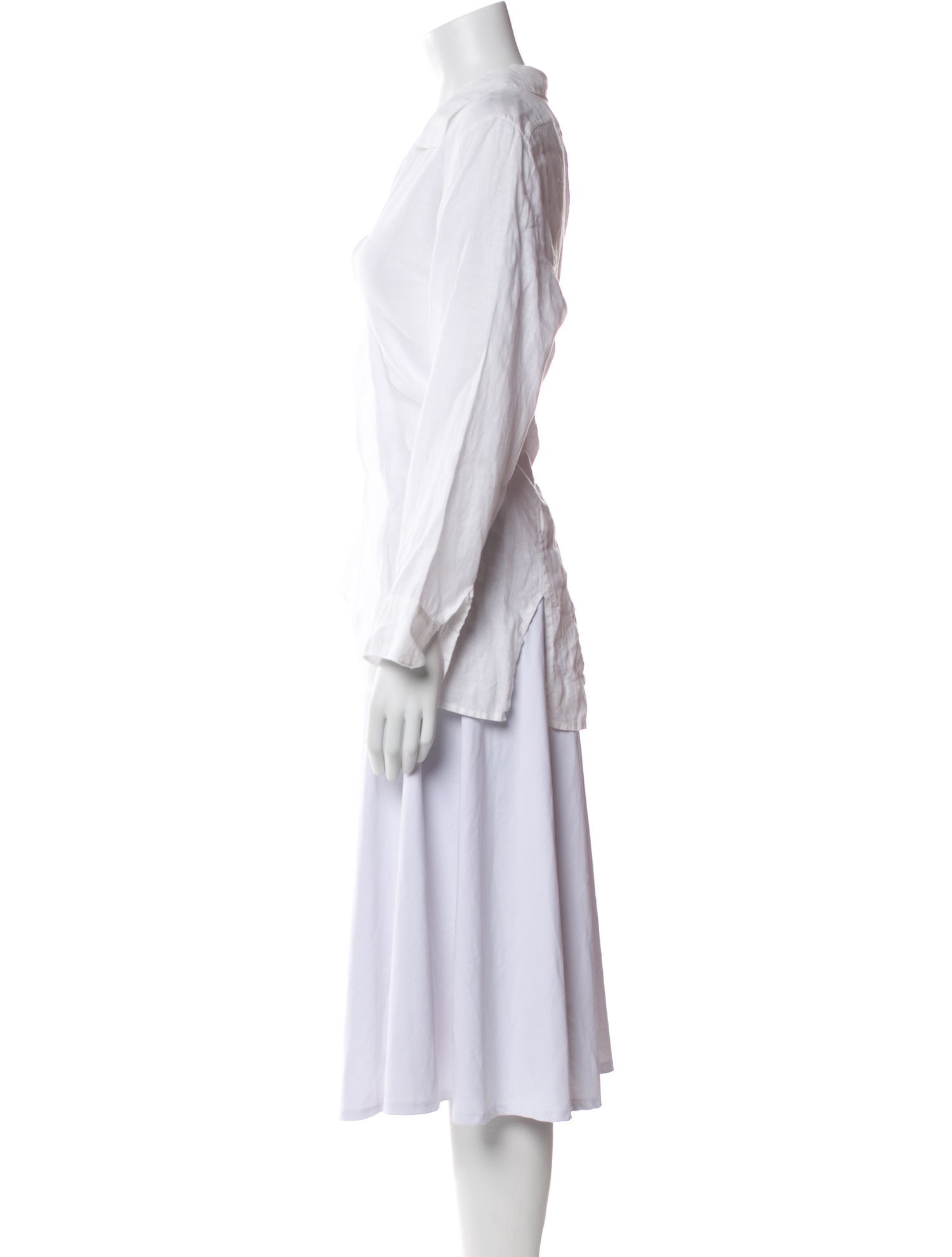 Nili Lotan Linen V-Neck Tunic