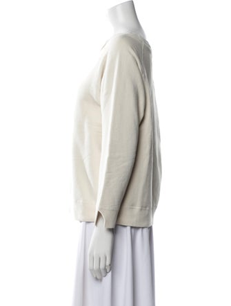 Nili Lotan Bateau Neckline Long Sleeve Sweatshirt