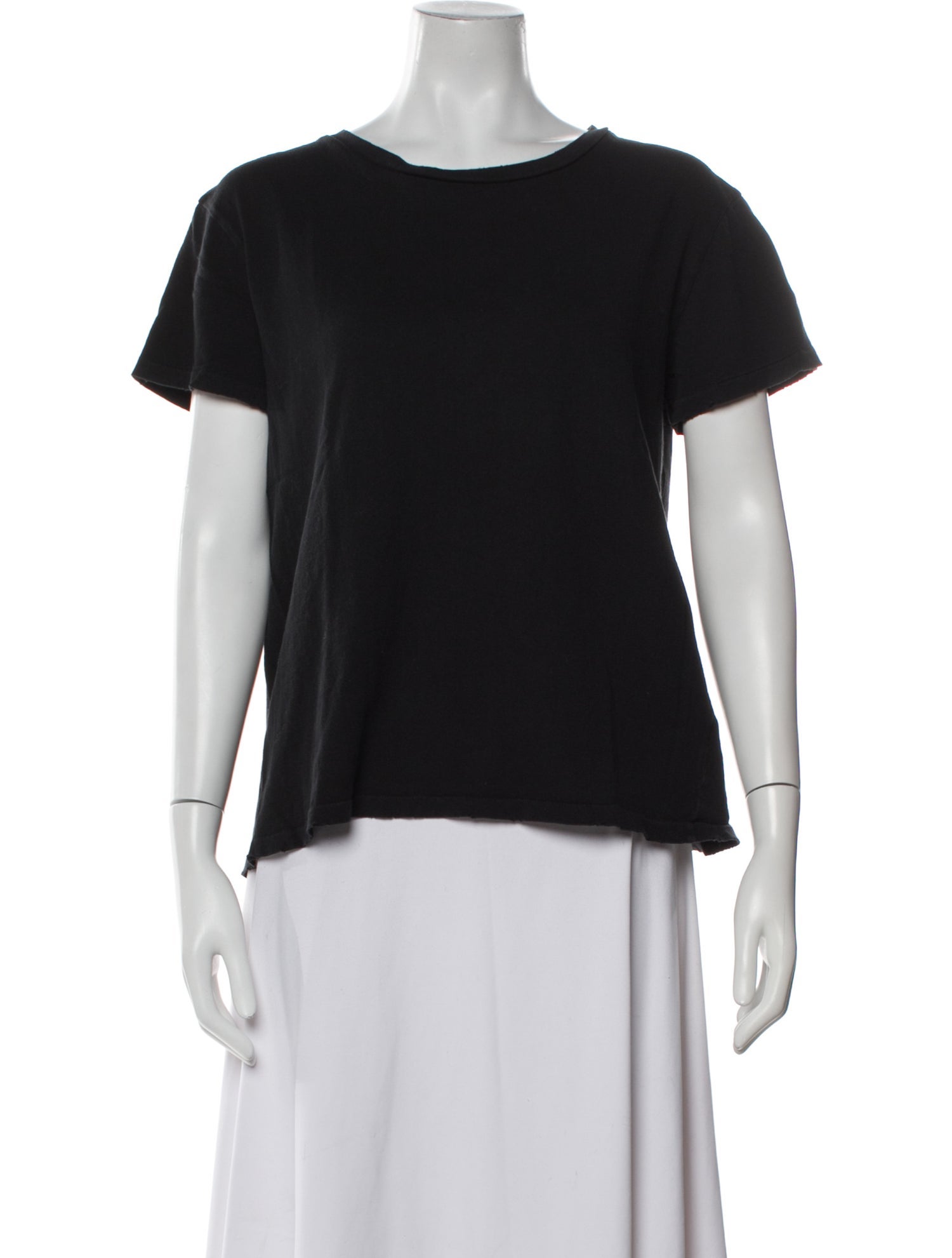 Nili Lotan Scoop Neck Short Sleeve T-Shirt