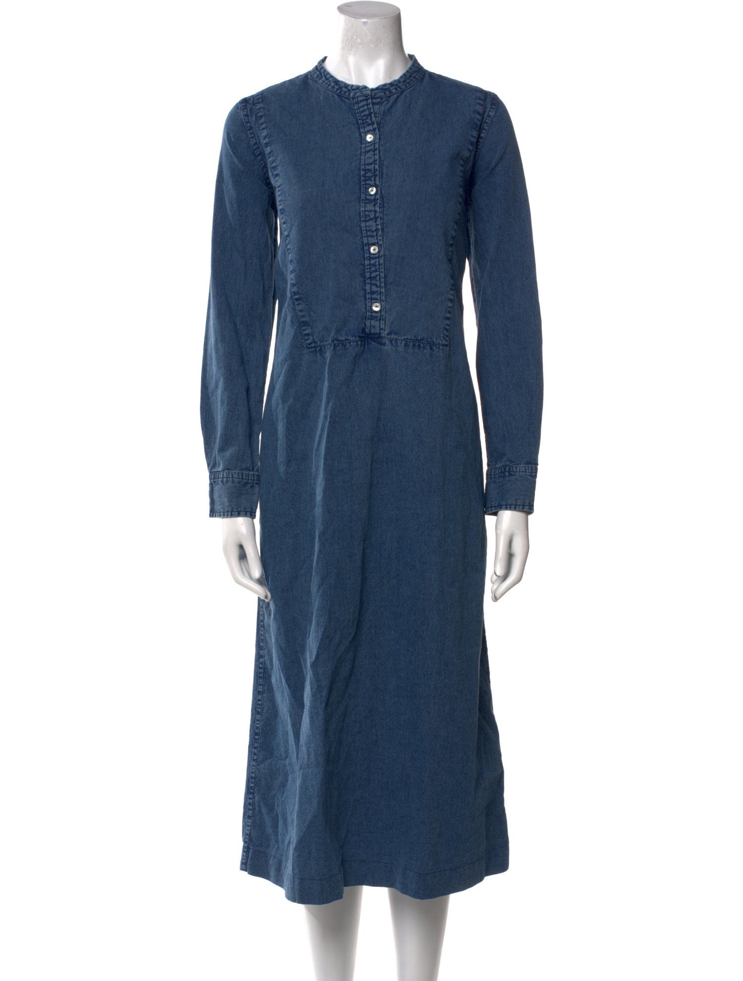 Nili Lotan Crew Neck Midi Length Dress