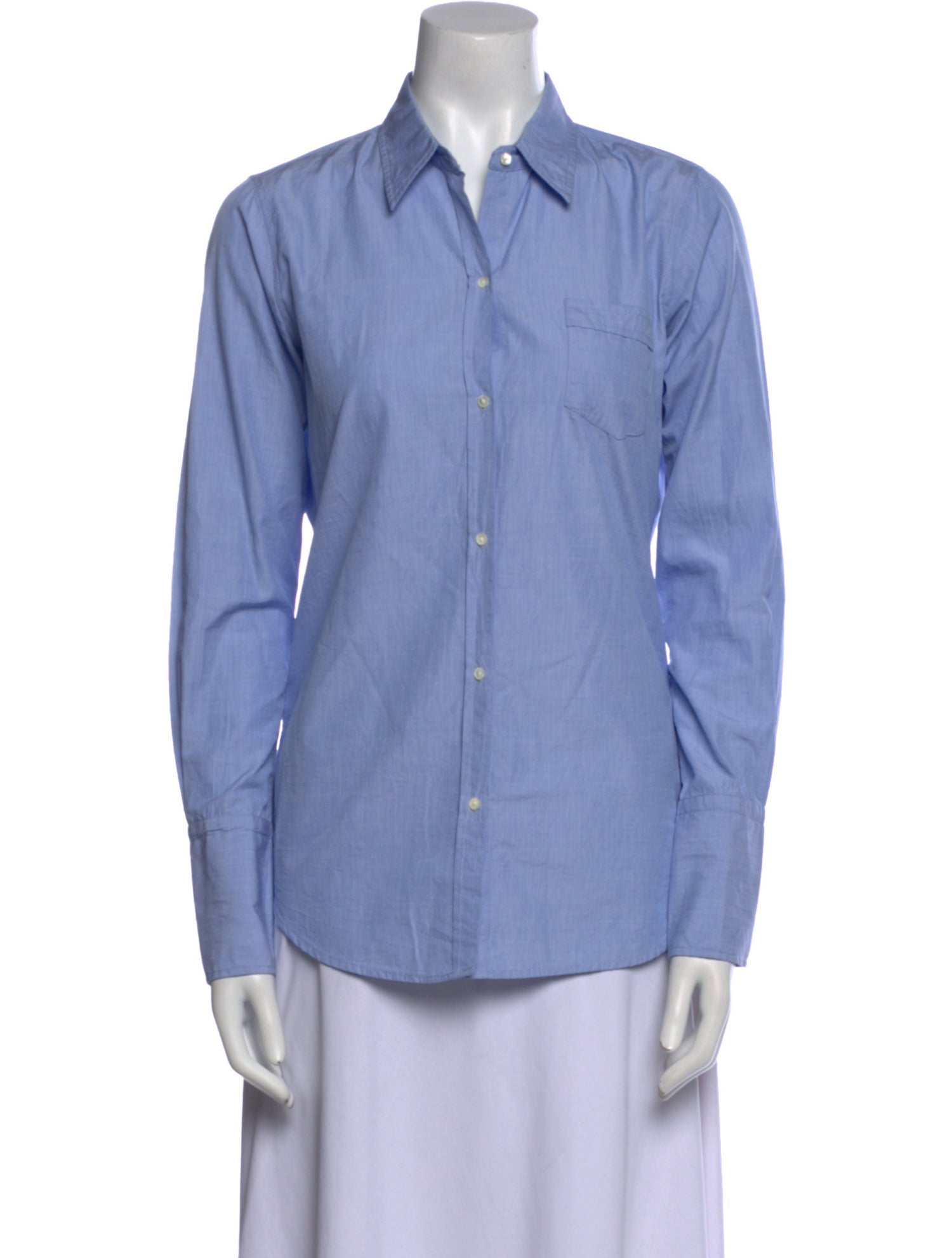 Nili Lotan Long Sleeve Button-Up Top