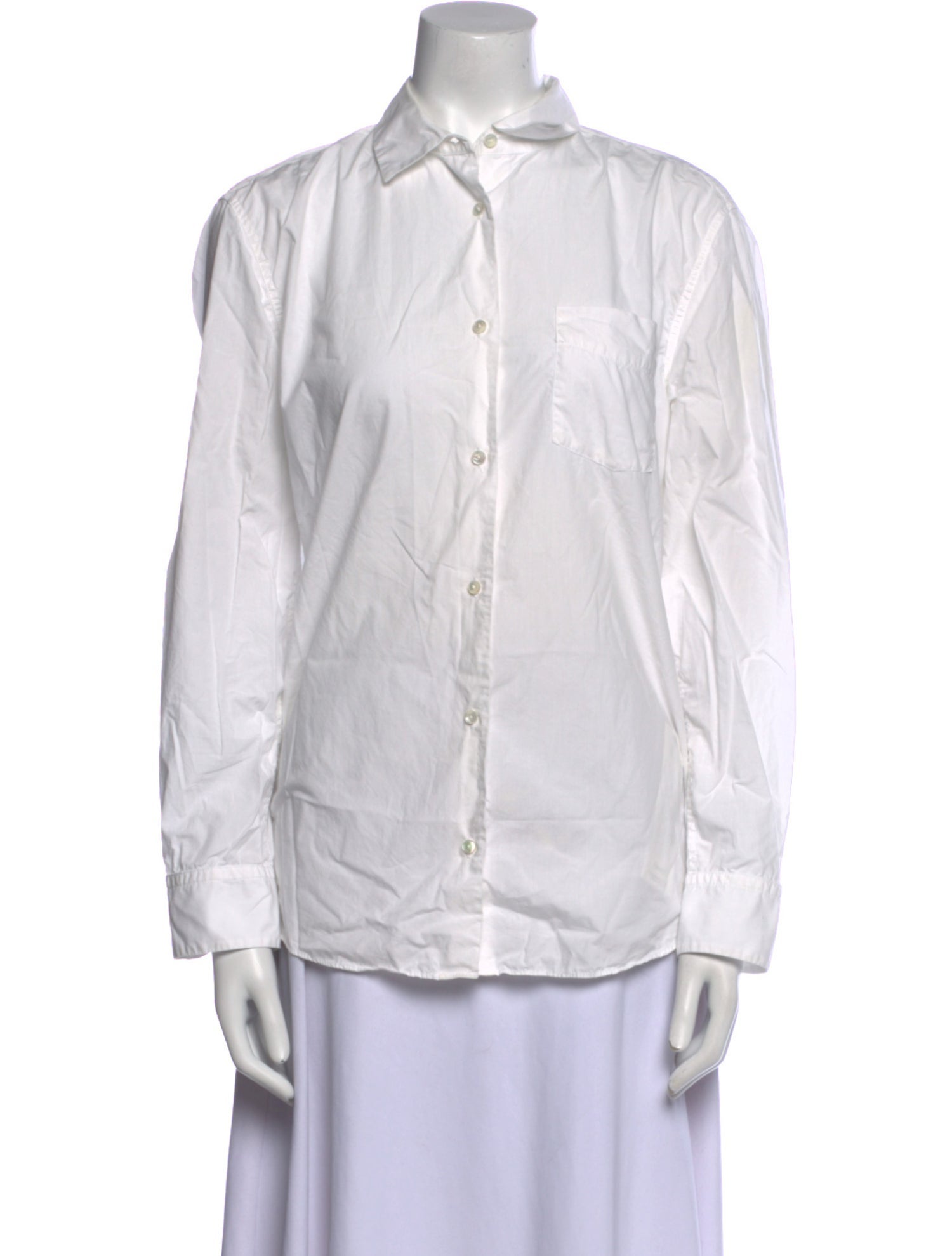 Nili Lotan Long Sleeve Button-Up Top