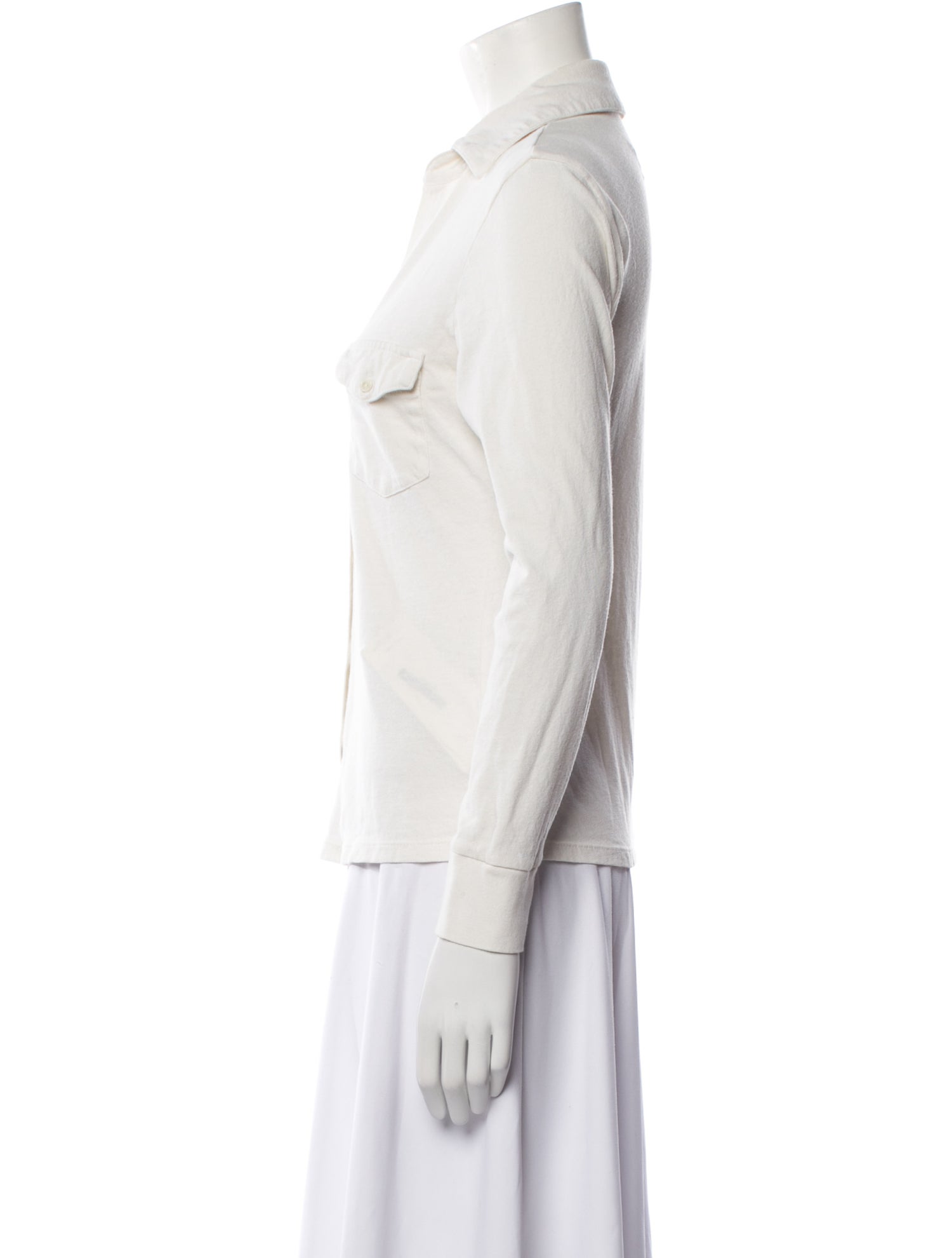 Nili Lotan Long Sleeve Button-Up Top