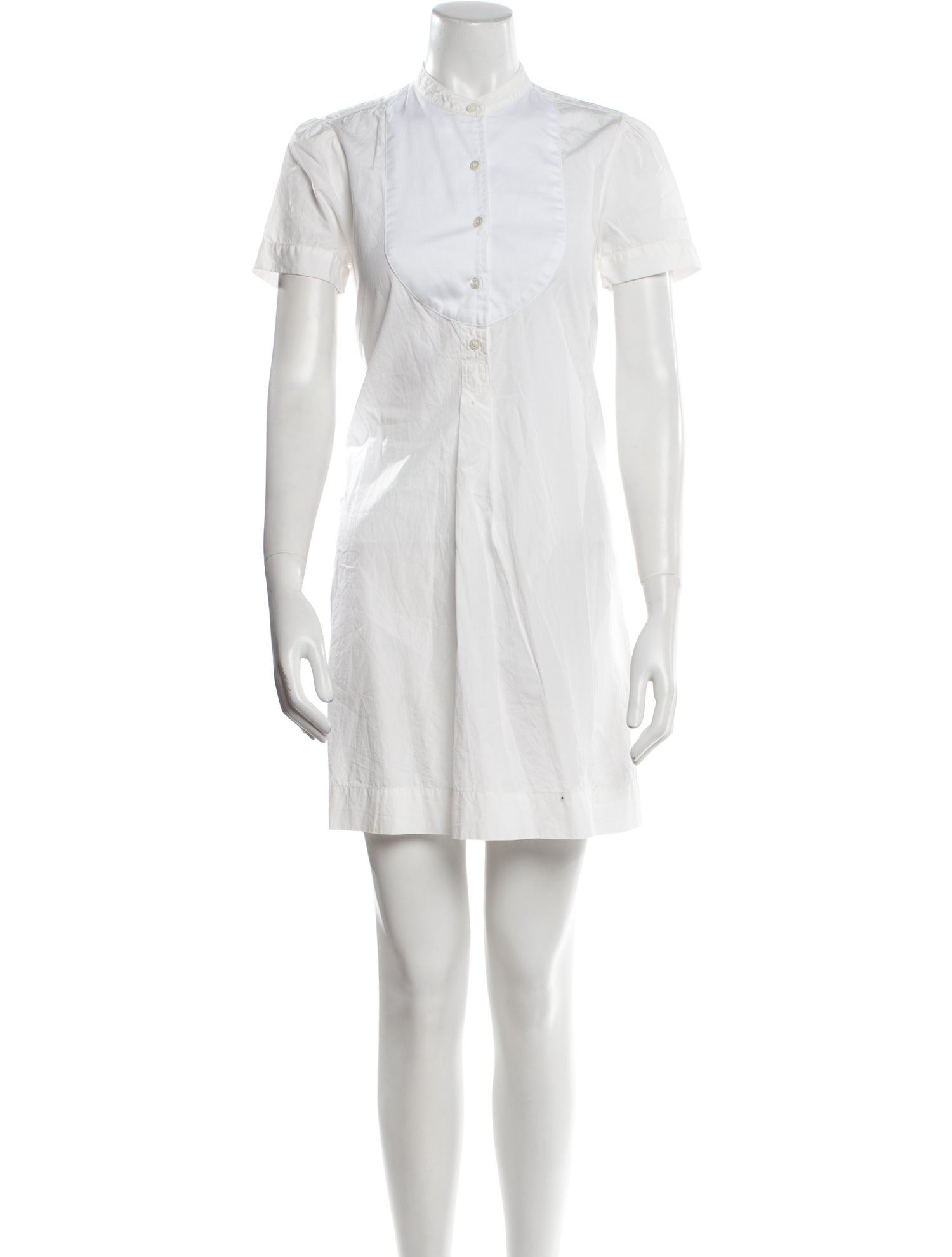 Nili Lotan Mock Neck Mini Dress