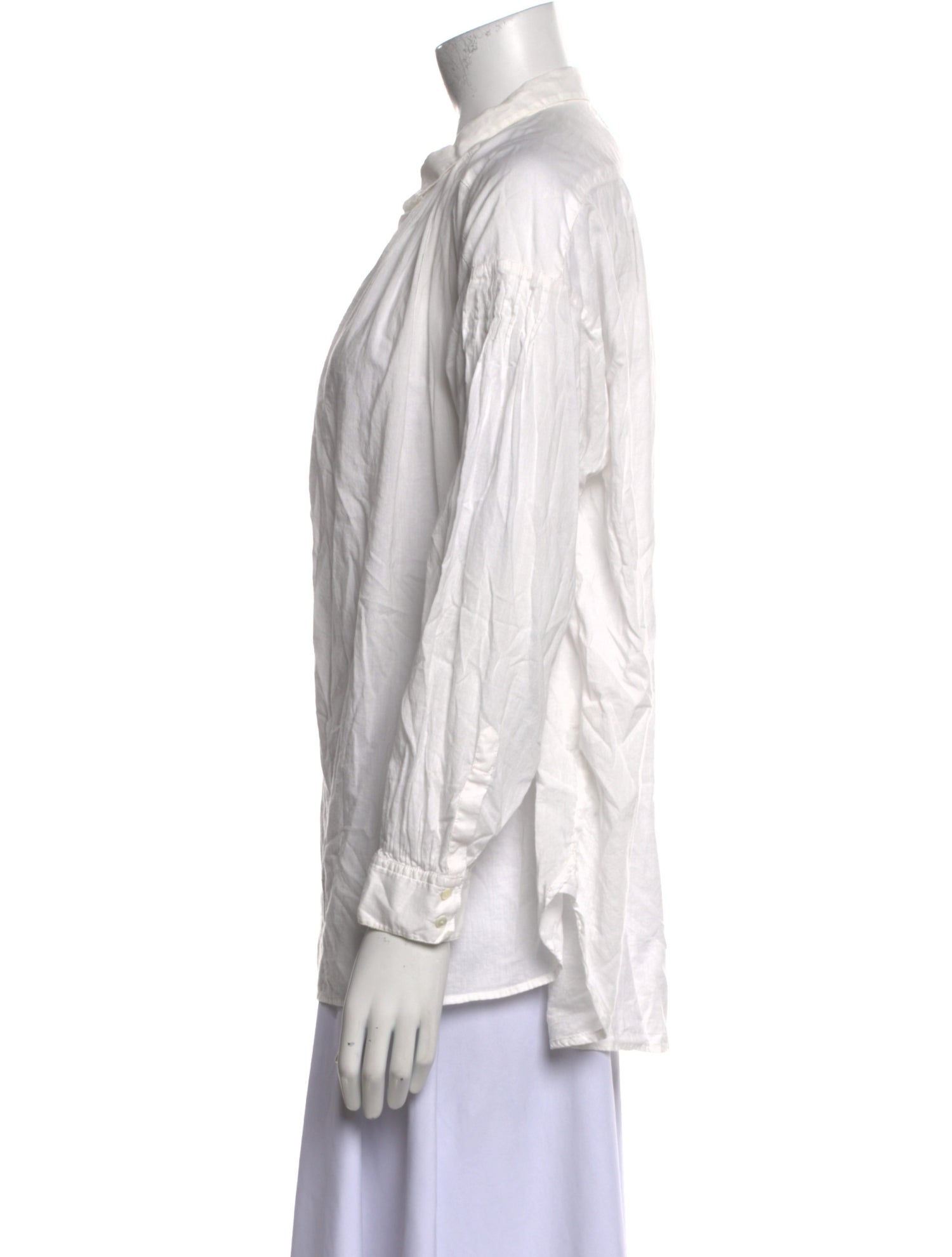 Nili Lotan Long Sleeve Button-Up Top