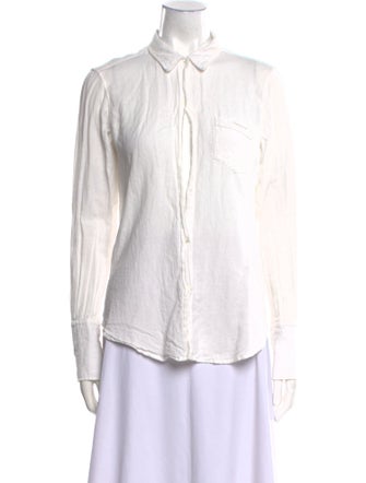 Nili Lotan Long Sleeve Button-Up Top
