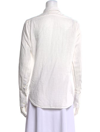 Nili Lotan Long Sleeve Button-Up Top