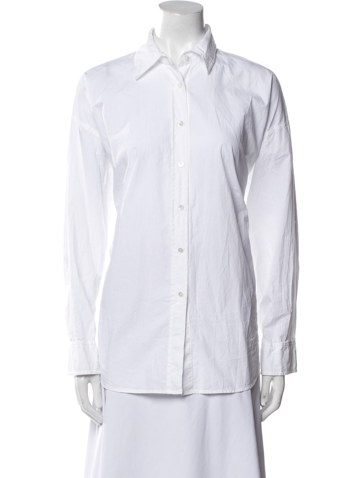 Nili Lotan Long Sleeve Button-Up Top