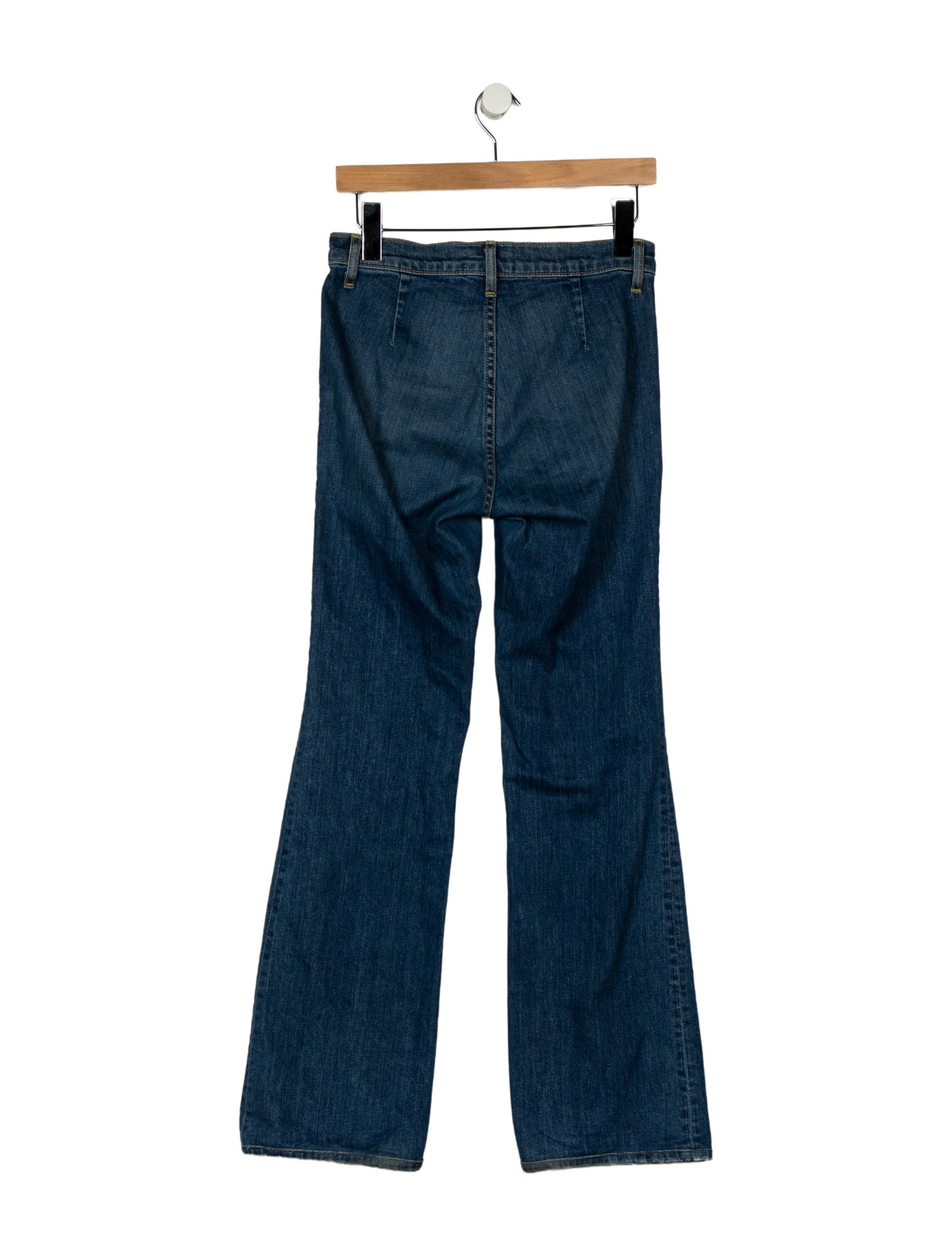 Nili Lotan Mid-Rise Wide Leg Jeans