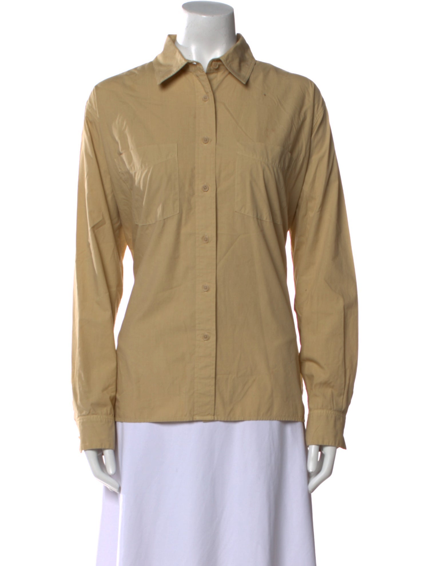 Nili Lotan Long Sleeve Button-Up Top