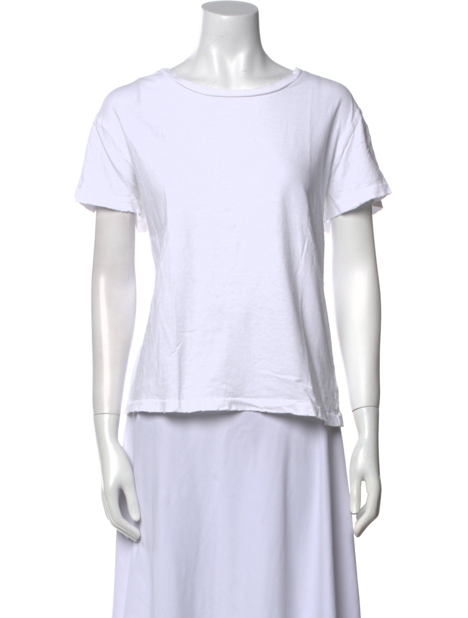 Nili Lotan Bateau Neckline Short Sleeve T-Shirt