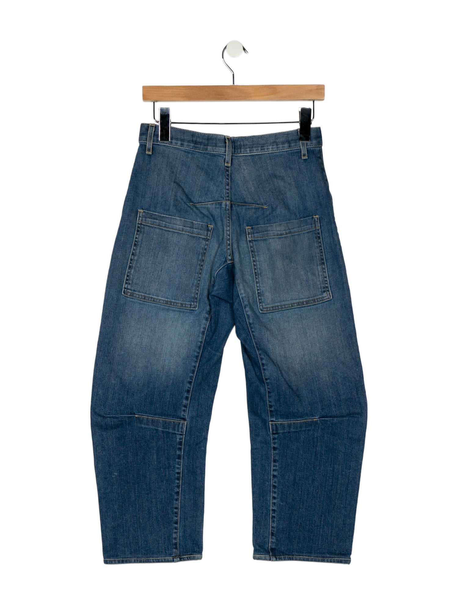 Nili Lotan Mid-Rise Straight Leg Jeans