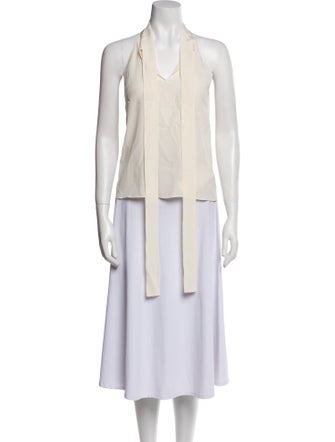 Nili Lotan Silk V-Neck Tunic