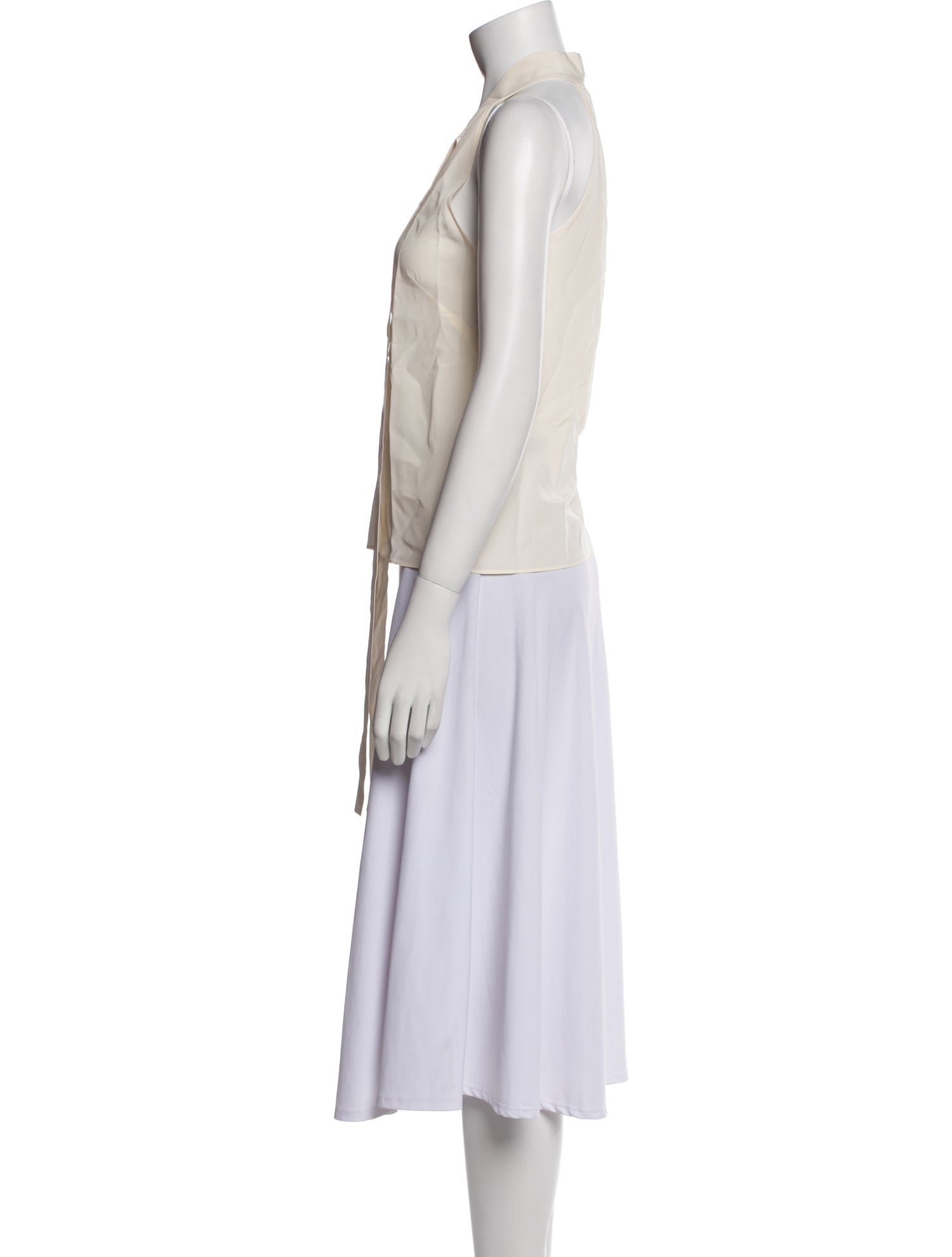 Nili Lotan Silk V-Neck Tunic