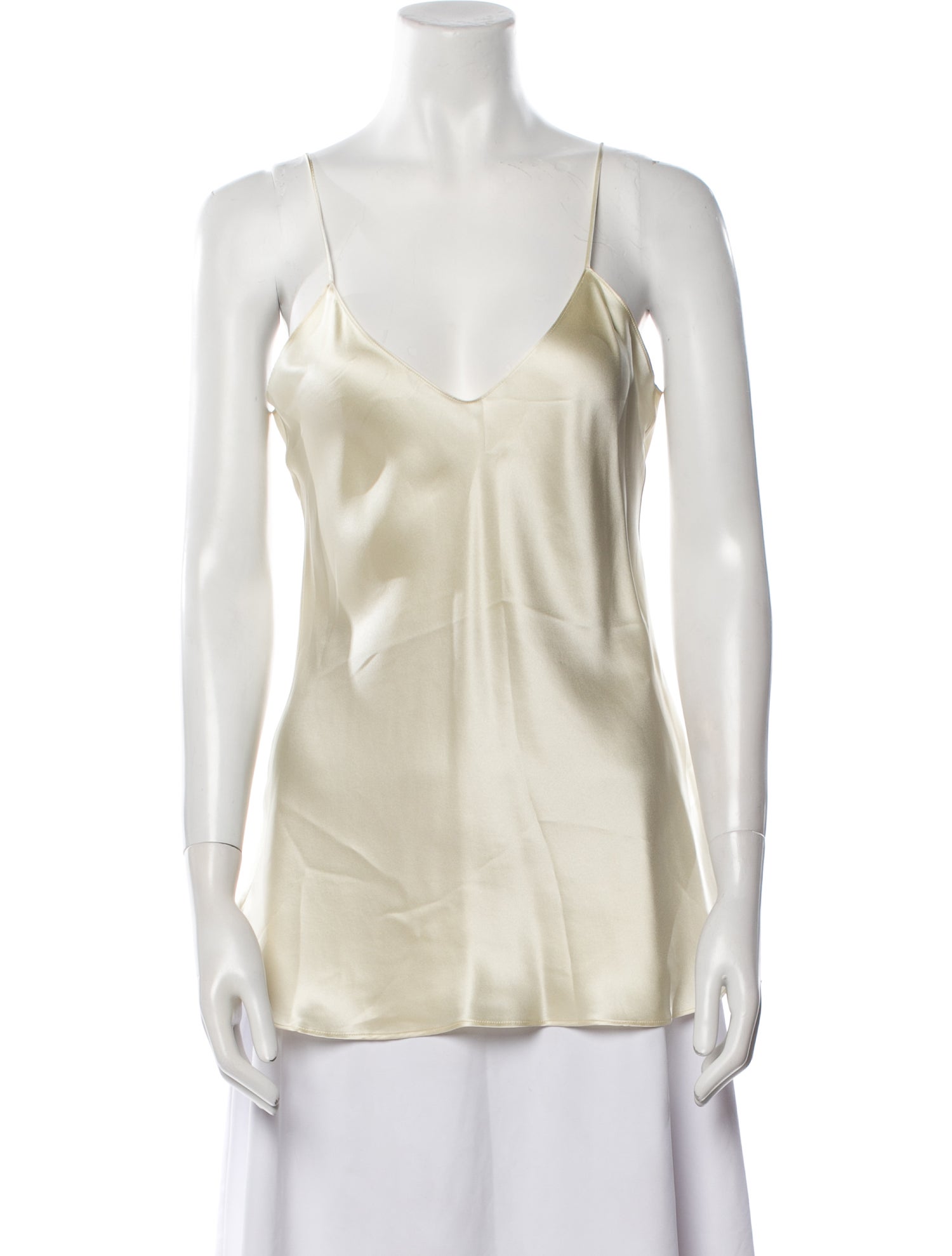Nili Lotan Silk V-Neck Top