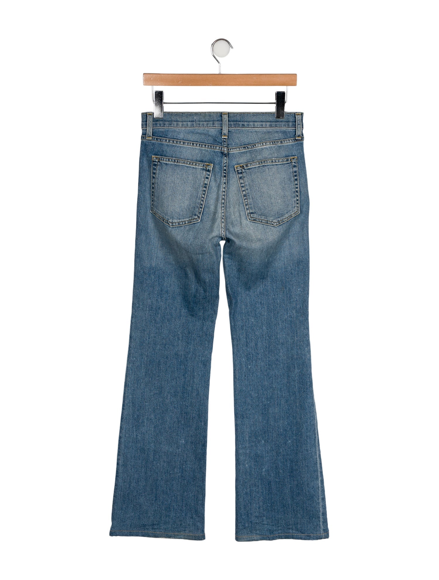 Nili Lotan Mid-Rise Wide Leg Jeans