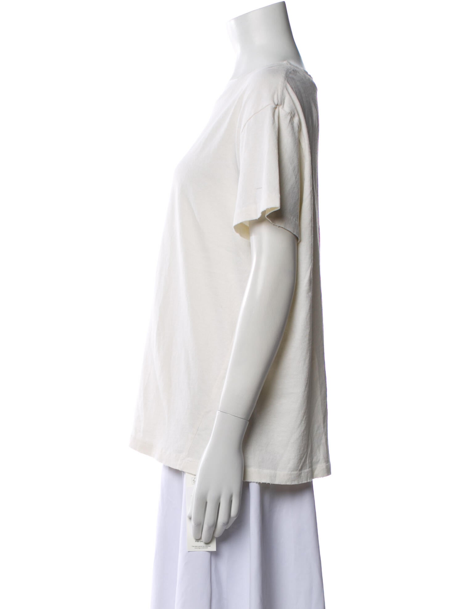 Nili Lotan Bateau Neckline Short Sleeve T-Shirt