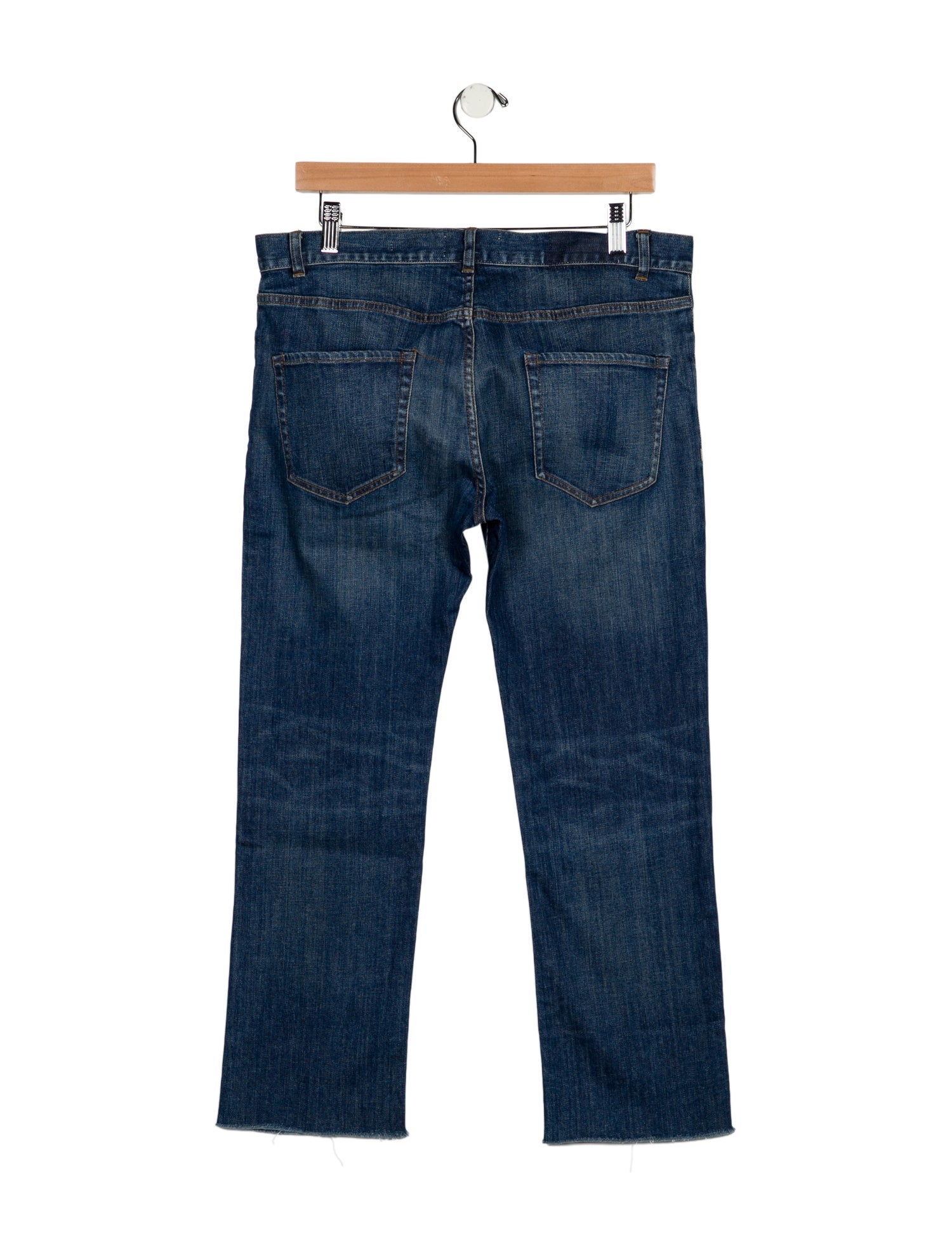 Nili Lotan Mid-Rise Straight Leg Jeans