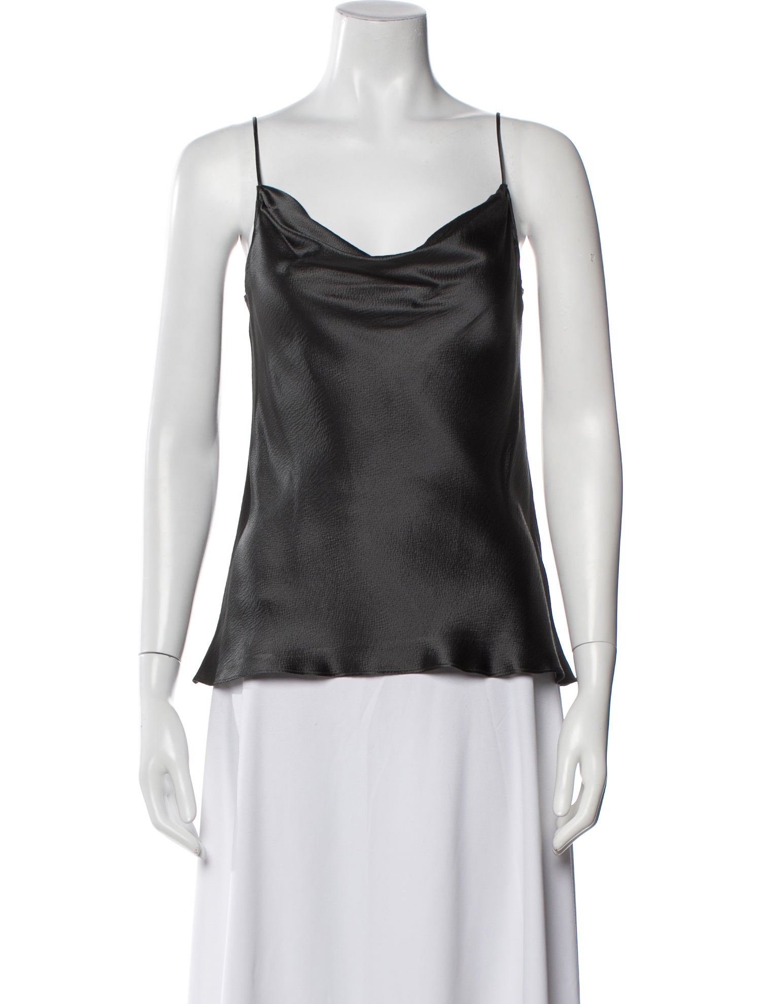 Nili Lotan Silk Cowl Neck Top