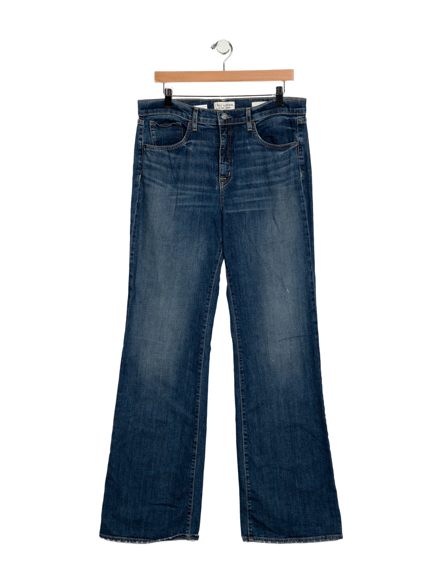 Nili Lotan High-Rise Wide Leg Jeans