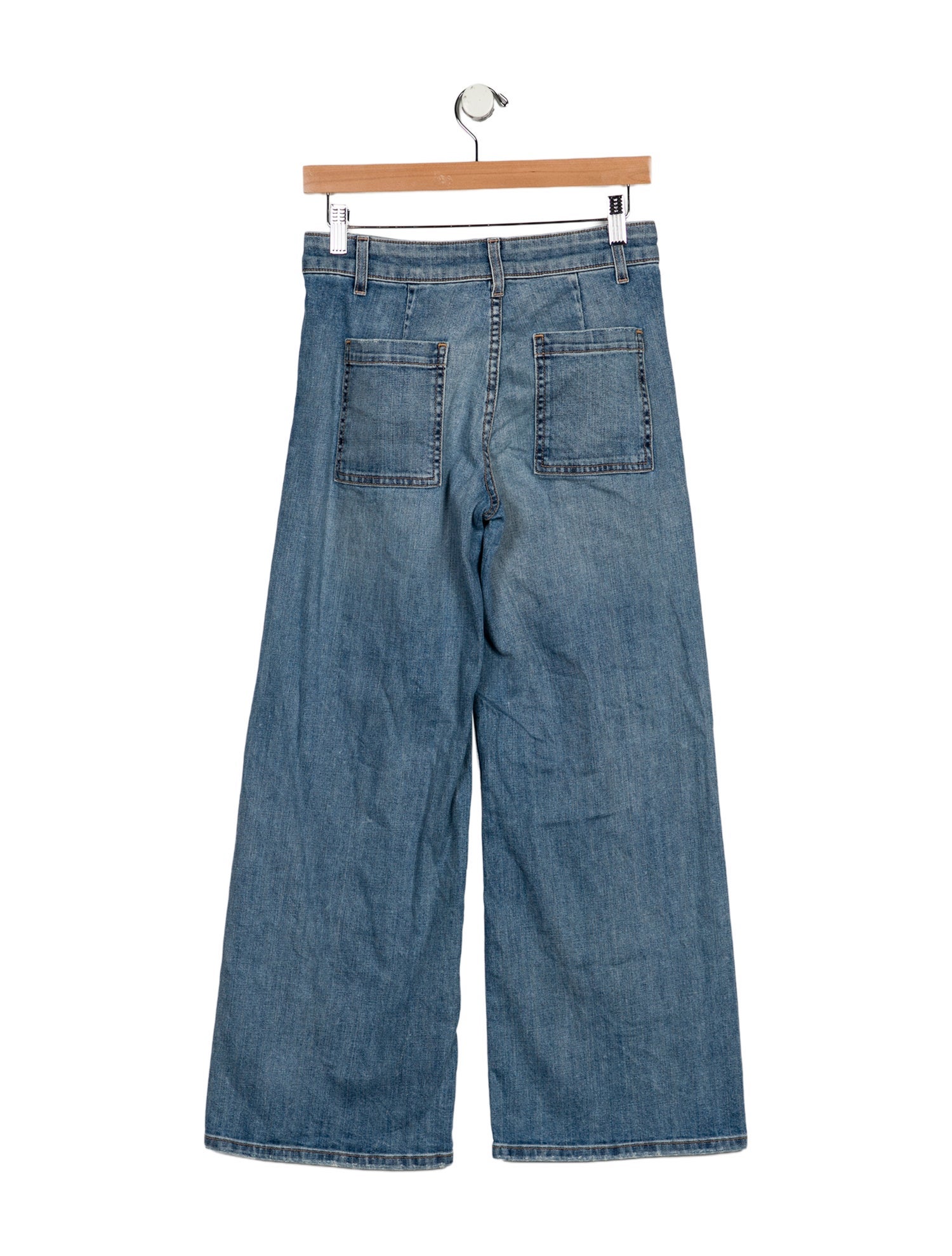 Nili Lotan Mid-Rise Straight Leg Jeans