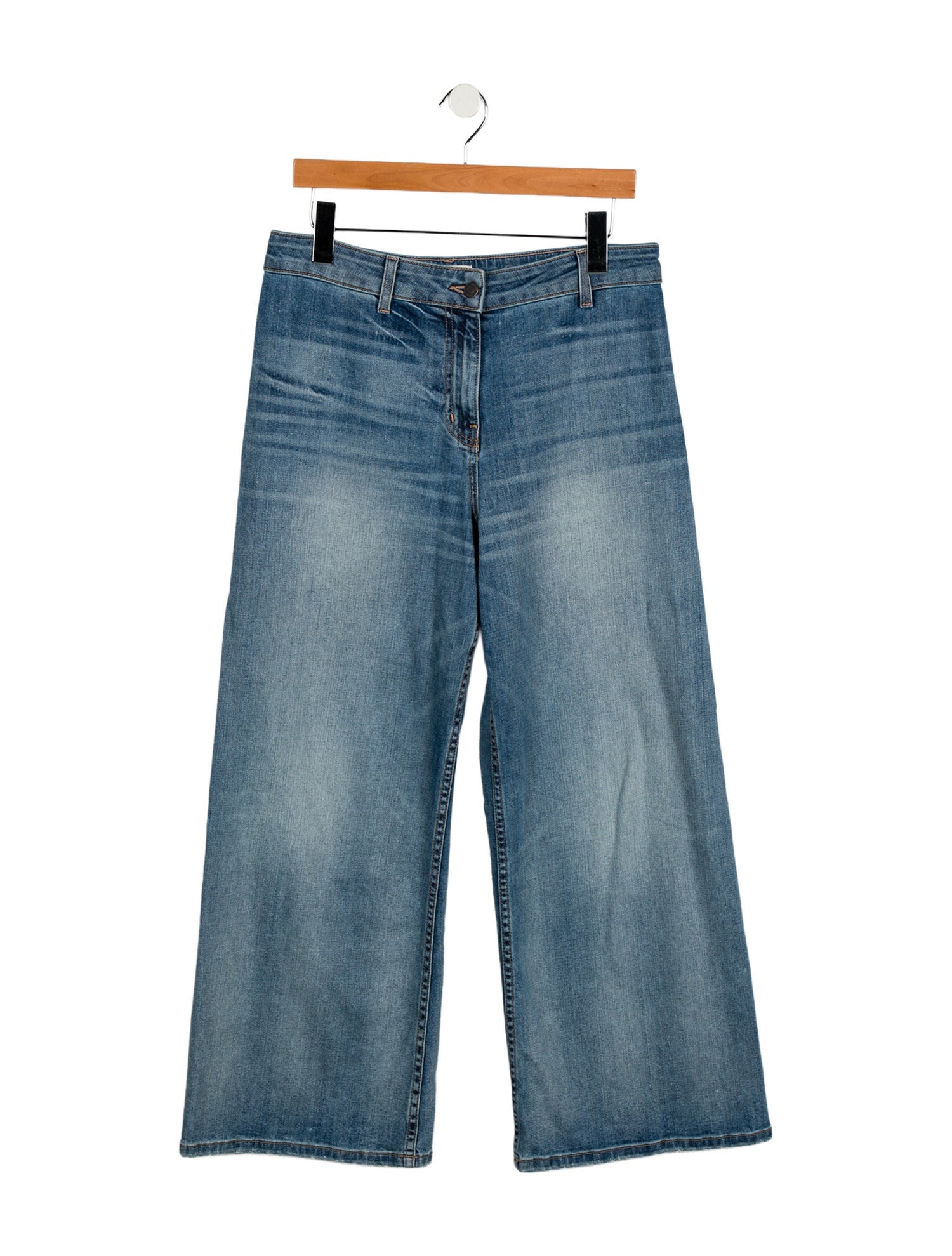 Nili Lotan High-Rise Wide Leg Jeans