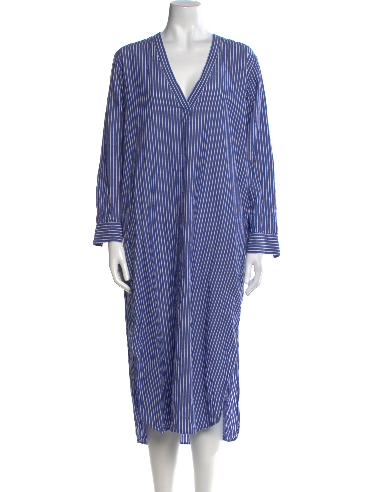 Nili Lotan Striped Long Dress