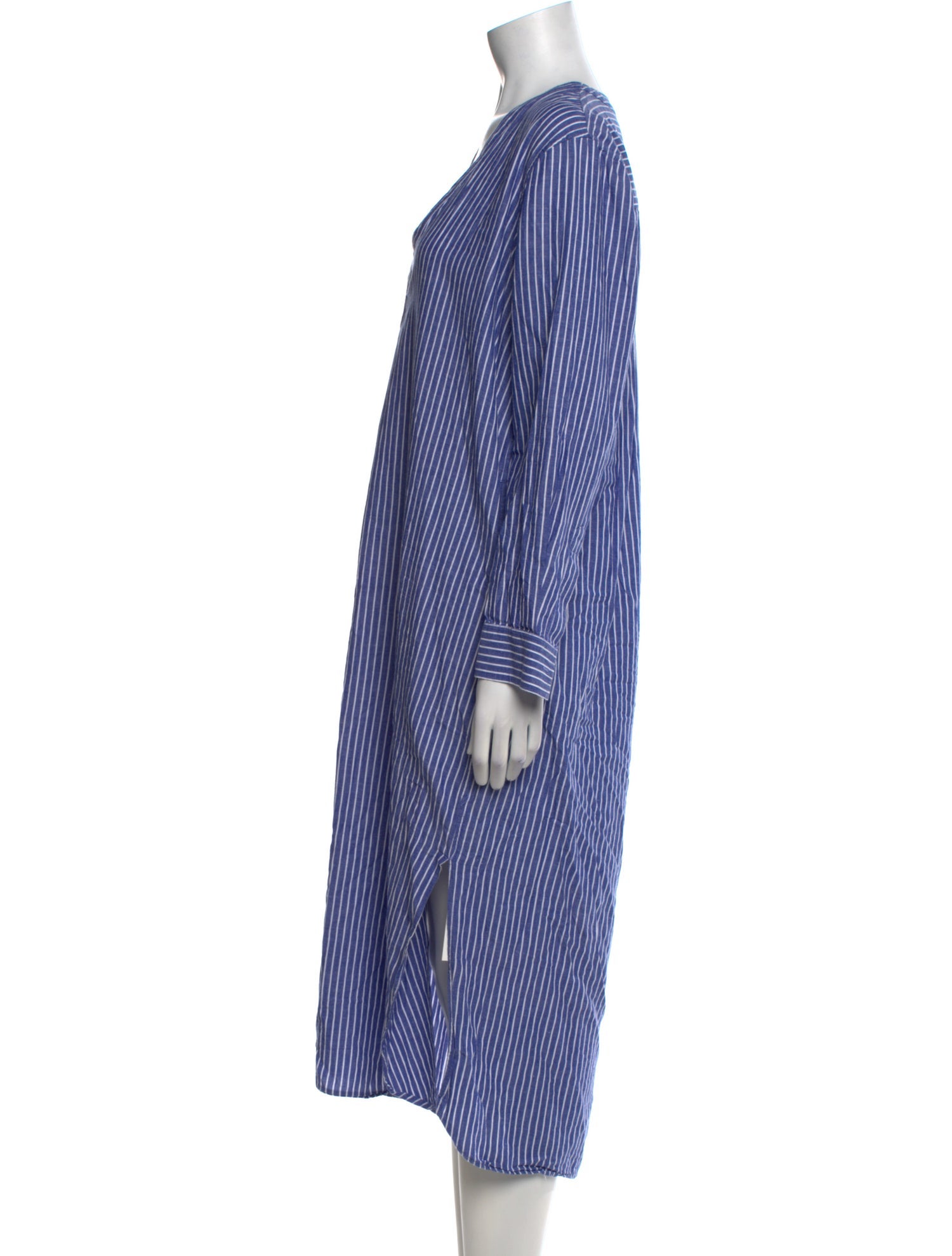Nili Lotan Striped Long Dress