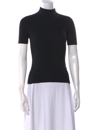 Nili Lotan Silk Mock Neck Sweater