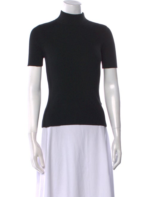 Nili Lotan Silk Mock Neck Sweater