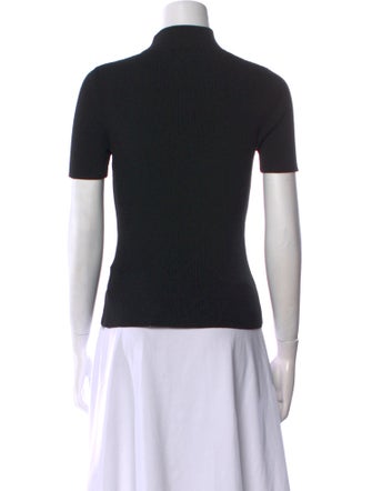 Nili Lotan Silk Mock Neck Sweater