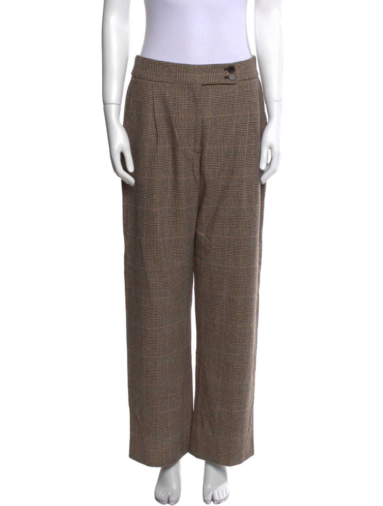 Nili Lotan Wool Wide Leg Pants