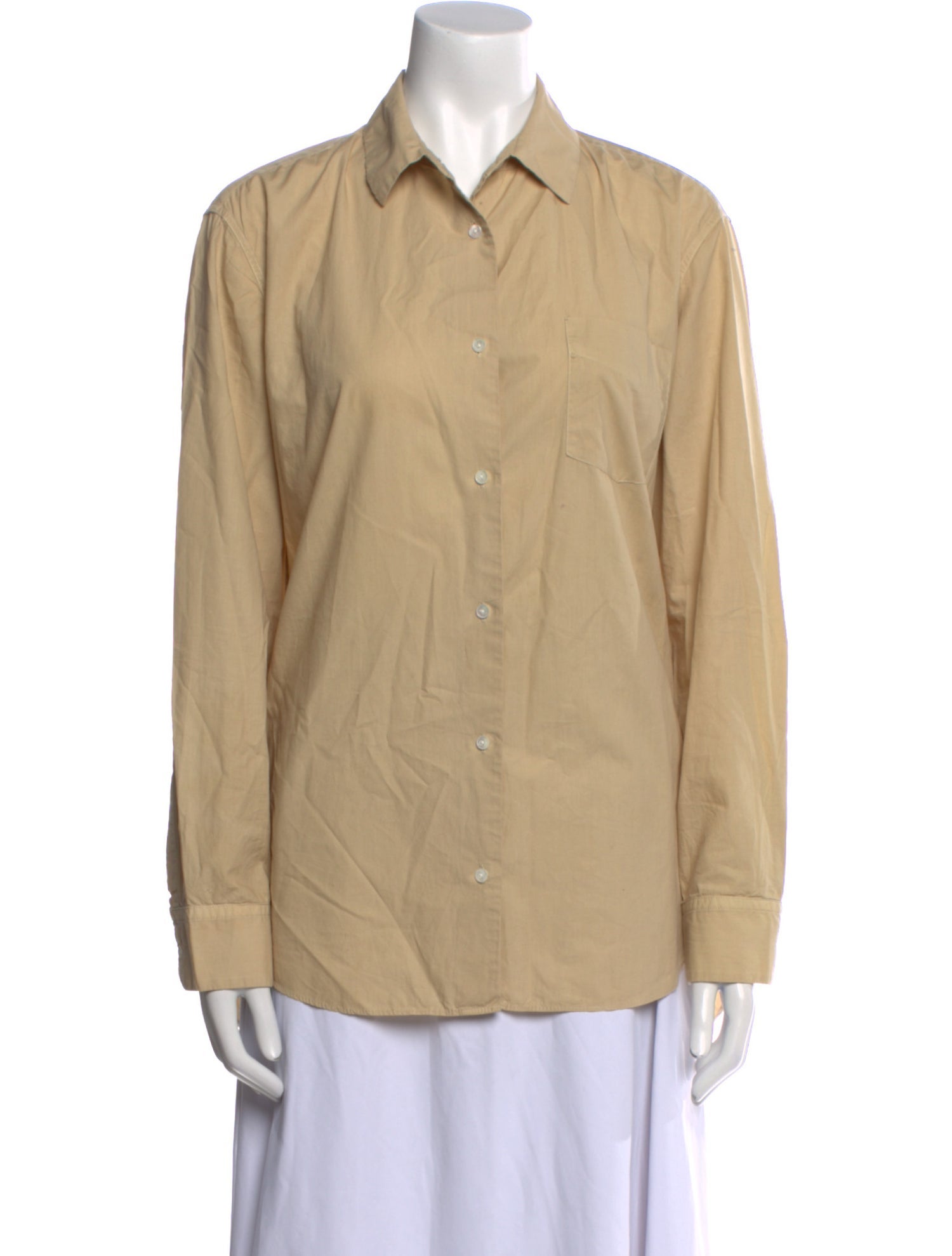 Nili Lotan Long Sleeve Button-Up Top