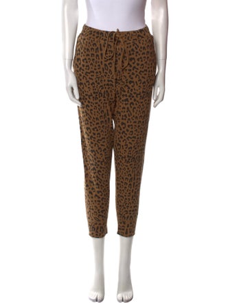 Nili Lotan Animal Print Skinny Leg Pants