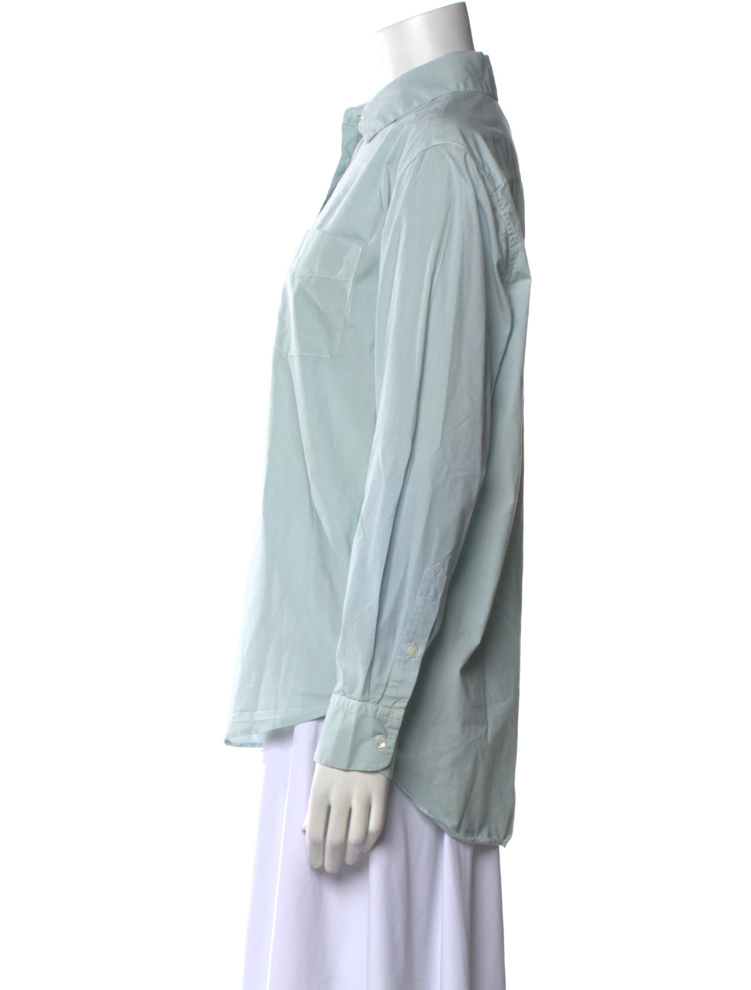 Nili Lotan Long Sleeve Button-Up Top