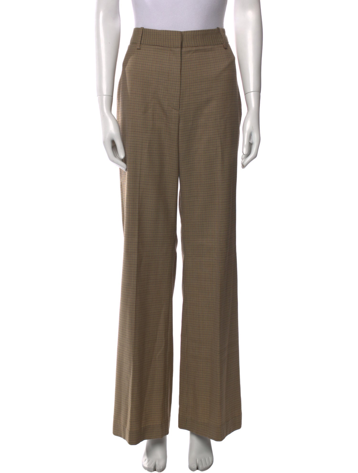 Nili Lotan Virgin Wool Wide Leg Pants
