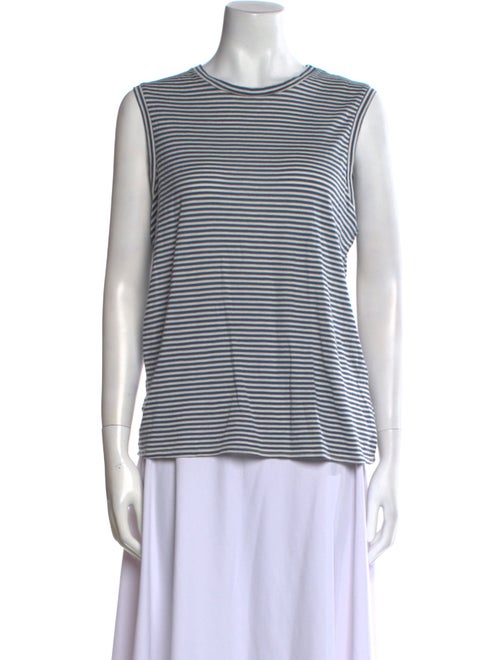 Nili Lotan Striped Crew Neck Top