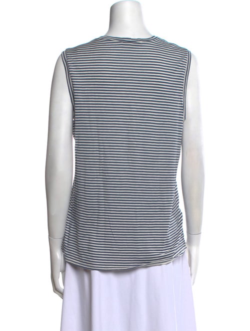 Nili Lotan Striped Crew Neck Top