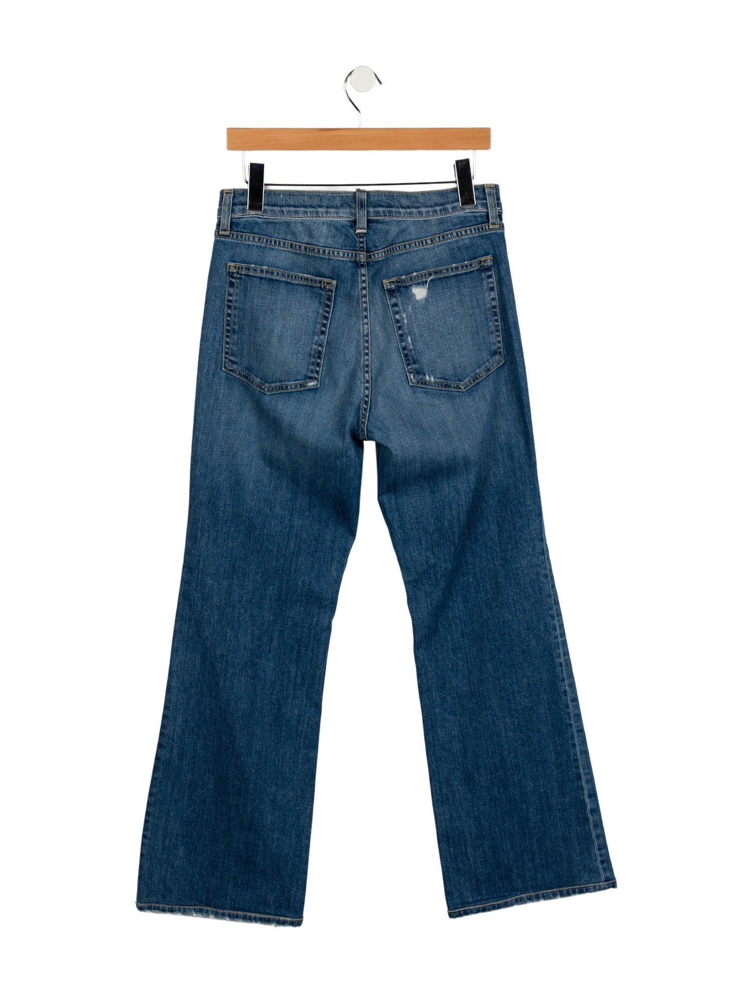 Nili Lotan Mid-Rise Wide Leg Jeans