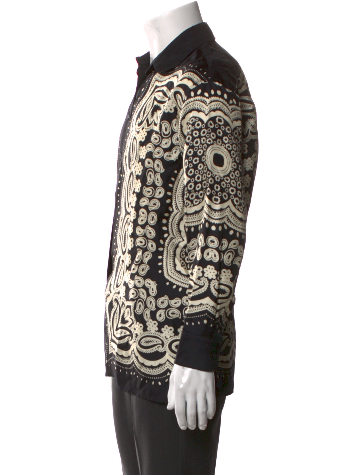 Nili Lotan Silk Printed Shirt w/ Tags