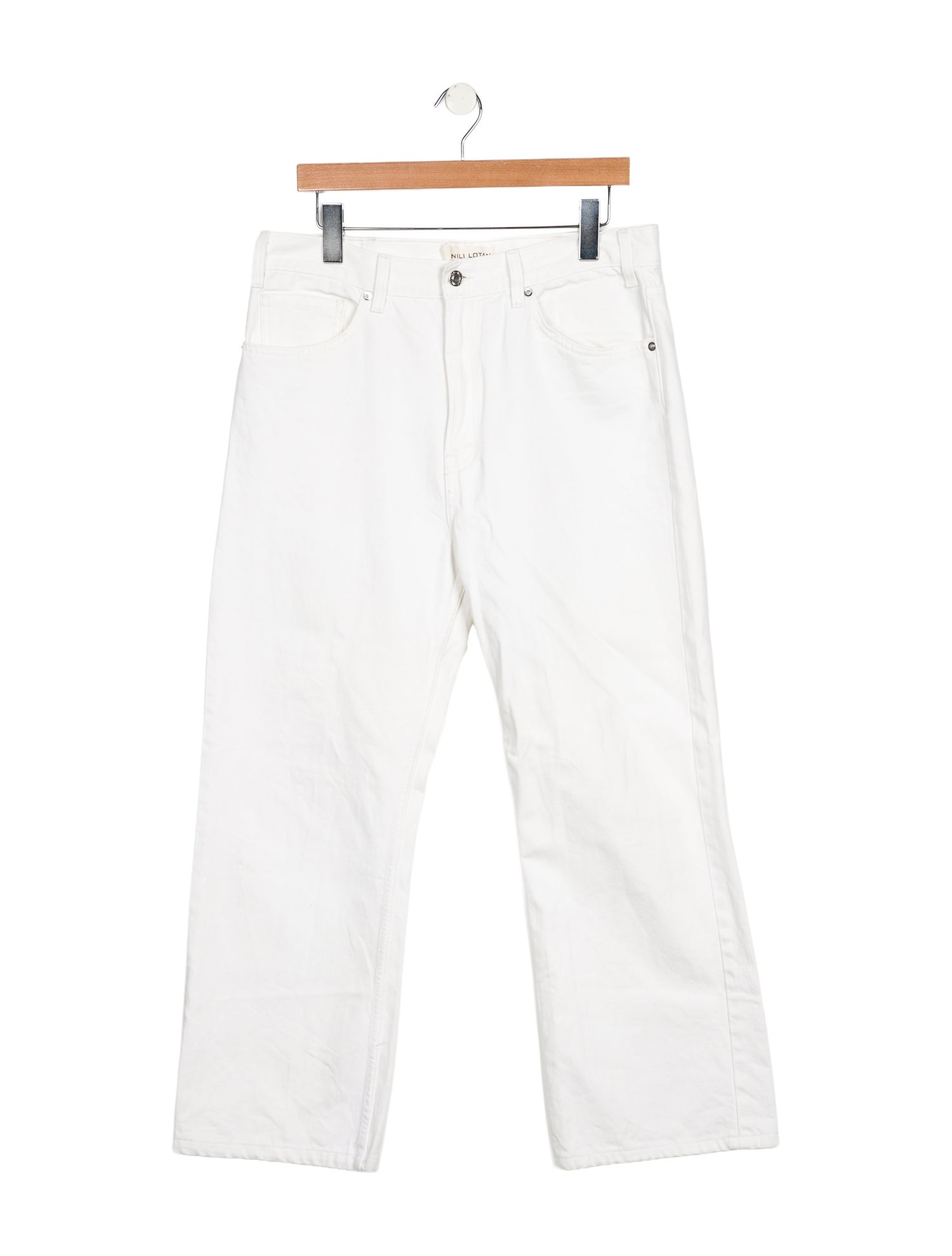 Nili Lotan High-Rise Wide Leg Jeans