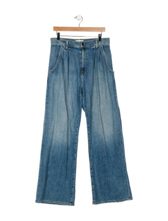 Nili Lotan High-Rise Wide Leg Jeans