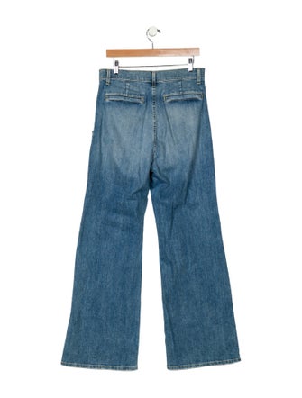 Nili Lotan High-Rise Wide Leg Jeans