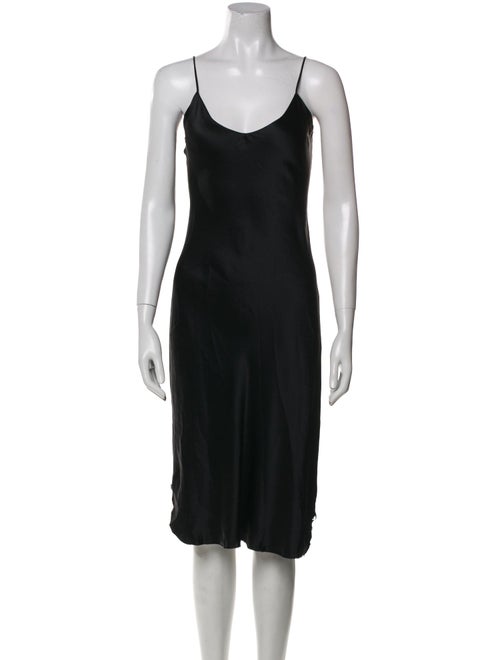 Nili Lotan Silk Midi Length Dress