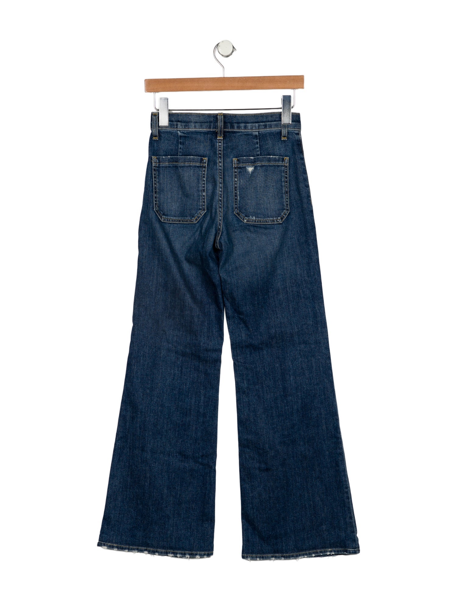 Nili Lotan Mid-Rise Wide Leg Jeans