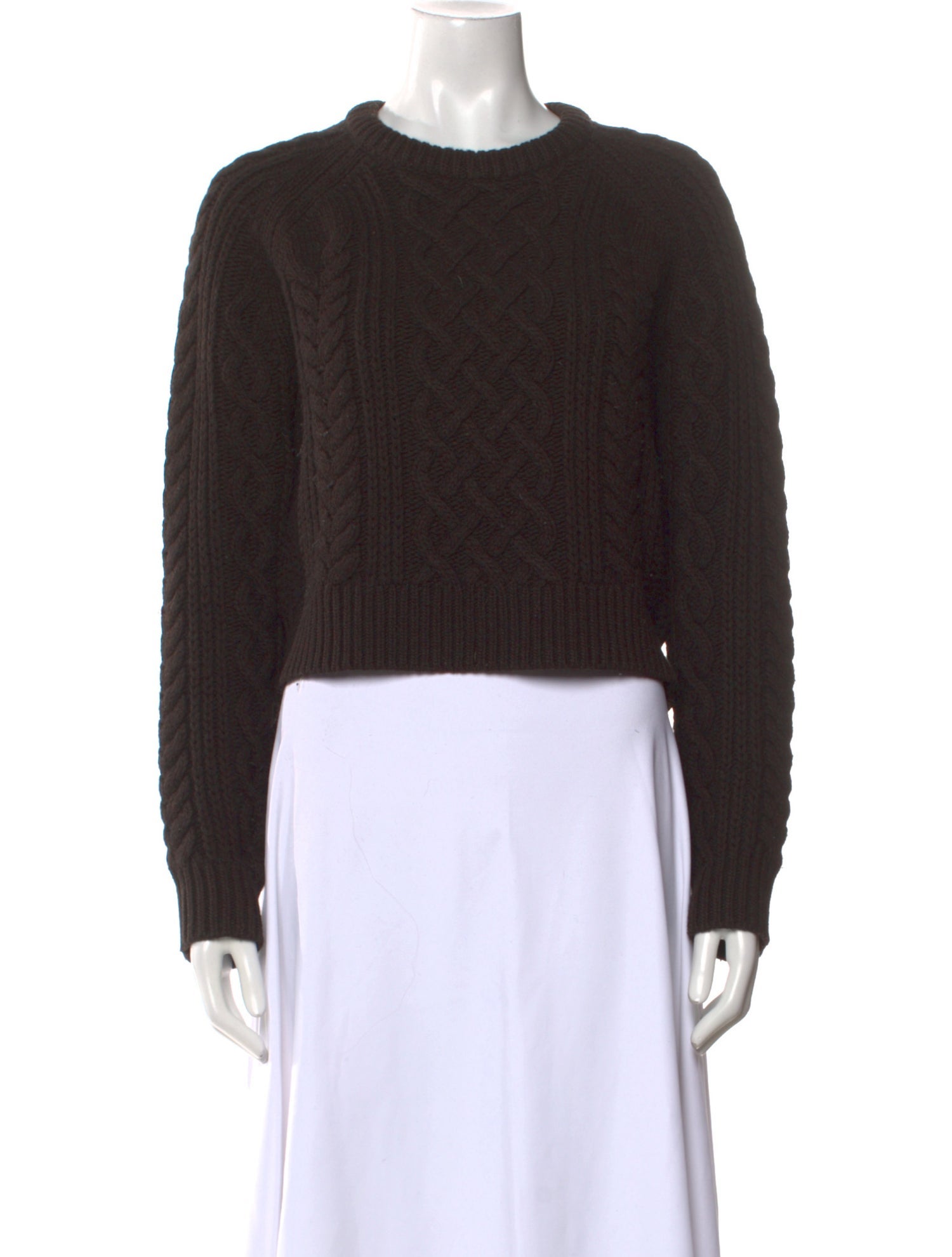 Nili Lotan Lambswool Crew Neck Sweater