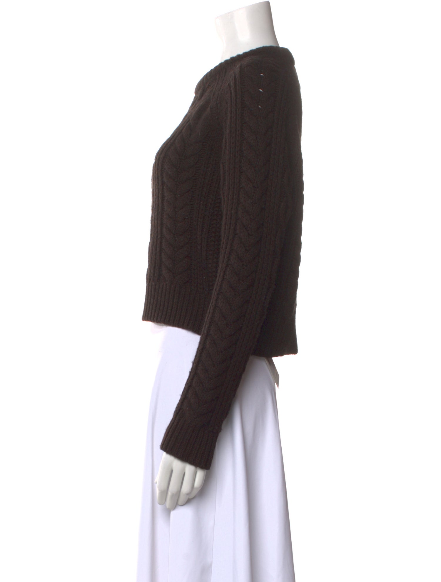 Nili Lotan Lambswool Crew Neck Sweater