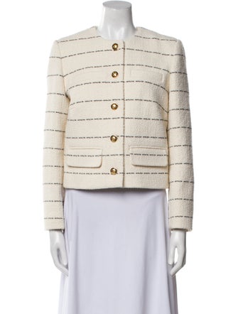 Nili Lotan Tweed Pattern Evening Jacket